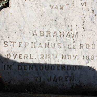 ROUX Abraham Stephanus. le -1897