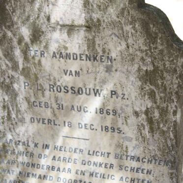 ROSSOUW P.L. 1869-1895
