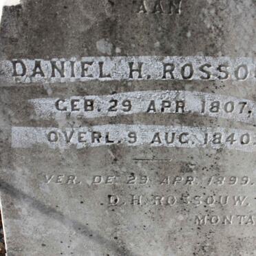 ROSSOUW Daniel H. 1807-1840