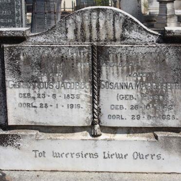 ROSSOUW Gerhardus Jacobus 1839-1916 &amp; Susanna Margaretha HUGO 1842-1928