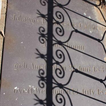 ROOSEBOOM Johannes Franciscus Catharines 1834-1871