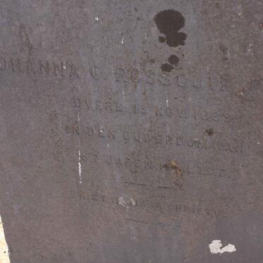 ROSSOUW Johanna C. -1889