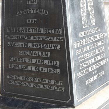 ROSSOUW Margaretha 1913-1921