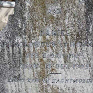 ROUX Daniel Bartholomeus, le 1825-1895