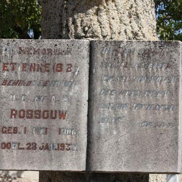 ROSSOUW Etienne 1906-1933