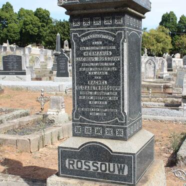 ROSSOUW Hermanus Jacobus -1922 &amp; Rachel Elizabeth -1924