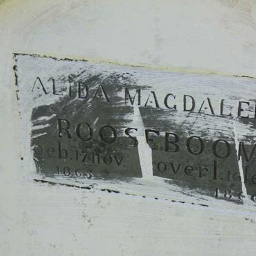ROOSEBOOM Alida Magdalena 1865-1866