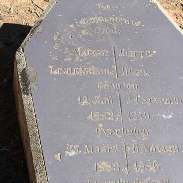 RETIEF Maggie Lindenberg 1882-1883 :: RETIEF Hettie Hugo 1879-1886