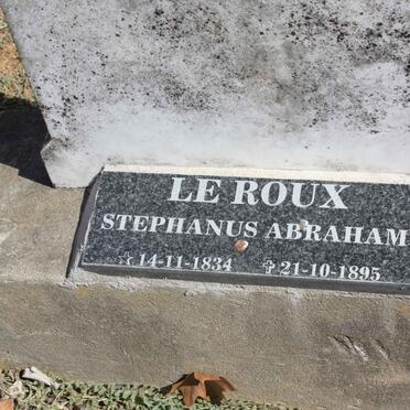 ROUX Stephanus Abraham, le 1834-1895 