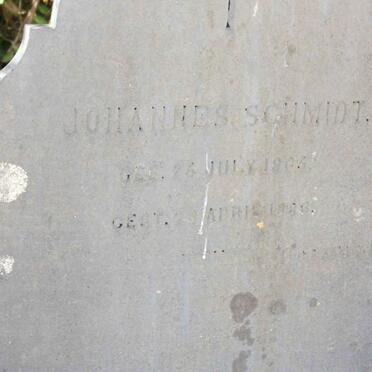 SCHMIDT Johannes 1806-188?