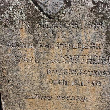 THERON Maria nee HAUPTFLEISCH -1904