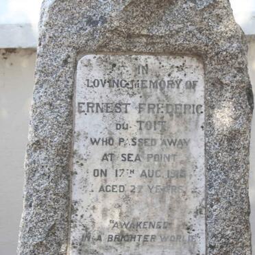 TOIT Ernest Frederic, du -1915