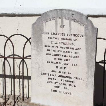 TRENCOVE John Charles 1830-1885 :: BRINK Christina Johanna nee EDWARDS -1939