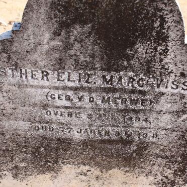 VISSER Esther Elizabeth Margaretha nee V.D. MERWE -1894