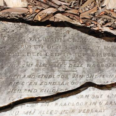 WOUDBERG Petrus Salomon Clarke 1860-1864 :: WOUDBERG Marian Johanna 1870-1878