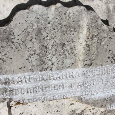 WOUDBERG Petrus Salomon Clarke 1860-1864 :: WOUDBERG Marian Johanna 1870-1878