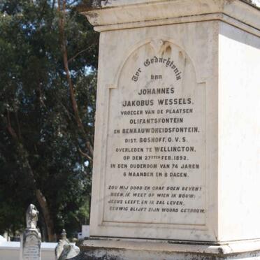 WESSELS Johannes Jakobus -1892 
