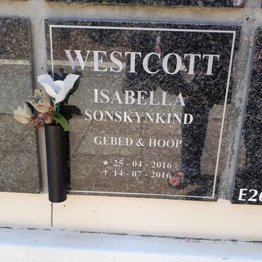 WESTCOTT Isabella 2016-2016