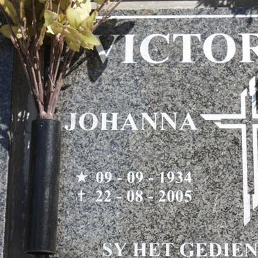 VICTOR Johanna 1934-2005