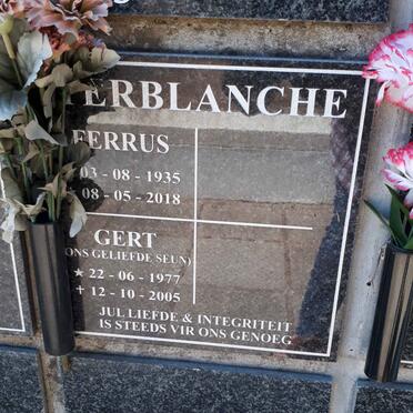 TERBLANCHE Ferrus 1935-2018 :: TERBLANCHE Gert 1977-2005