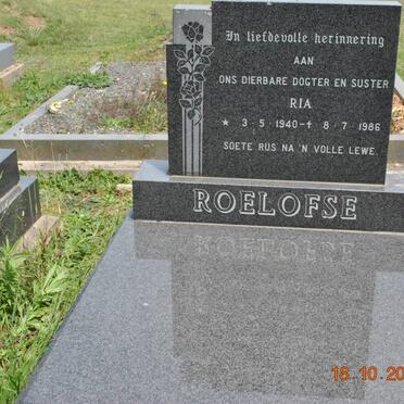 ROELOFSE Ria 1940-1986