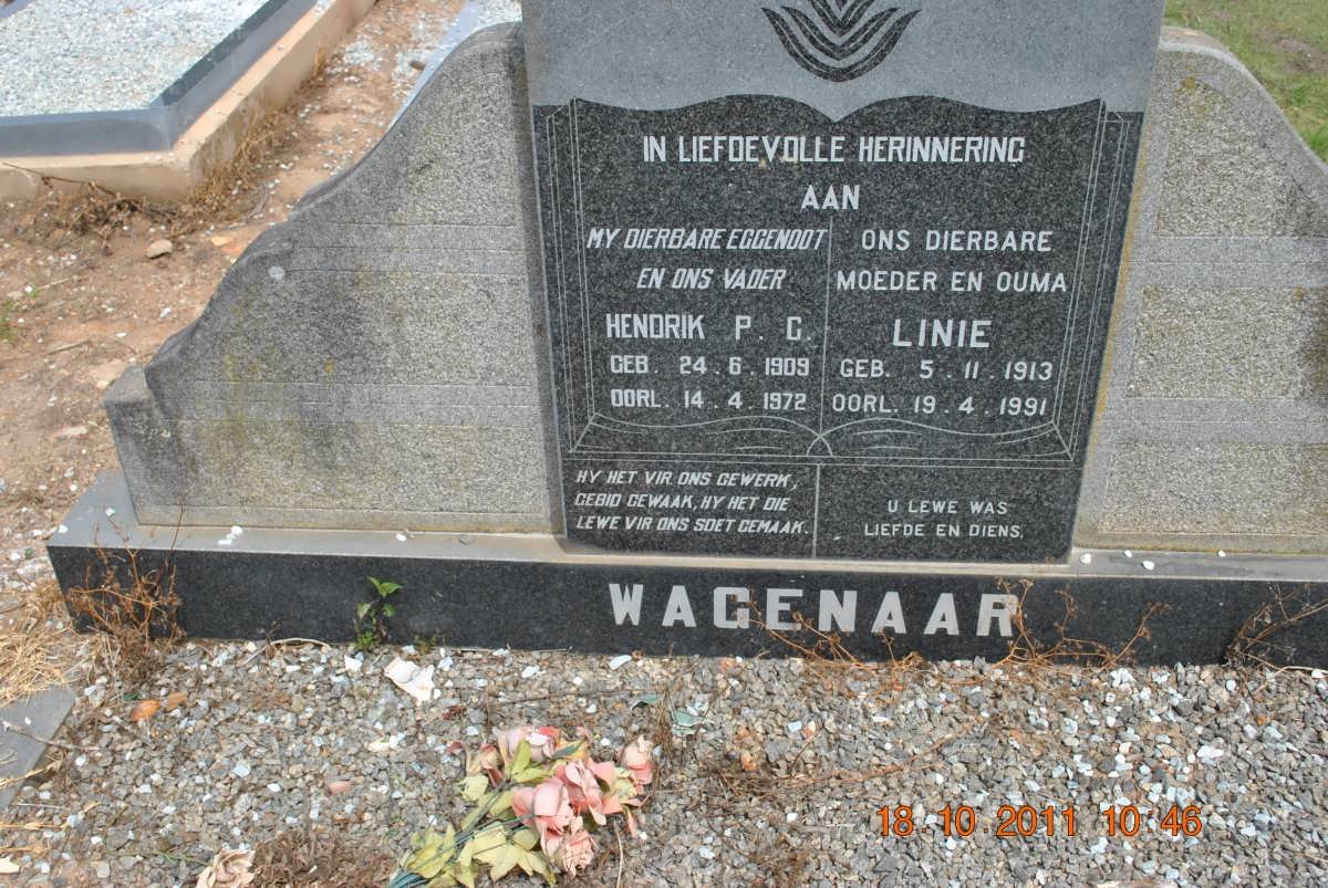 WAGENAAR Hendrik P.C. 1909-1972 &amp; Linie 1913-1991  