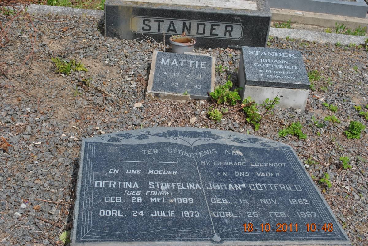 STANDER :: FOURIE