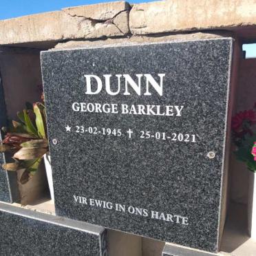 DUNN George Barkley 1945-2021