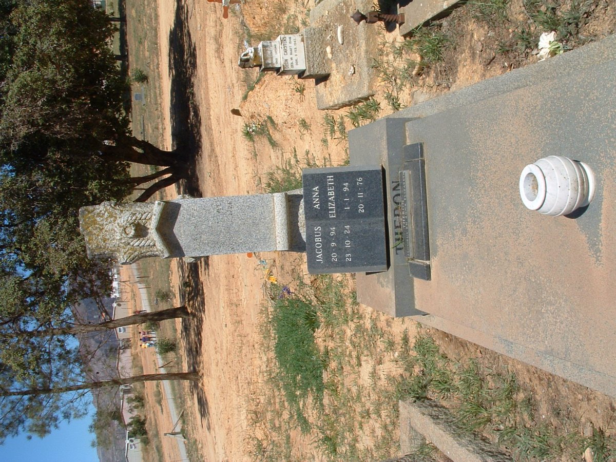 THERON Jacobus 1894-1924 & Anna Elizabeth 1894-1976