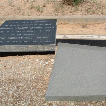 ? :: ? Johannes Hendrik Jacobus 1916-1973 &amp; Martha Maria NEL 1920-1975
