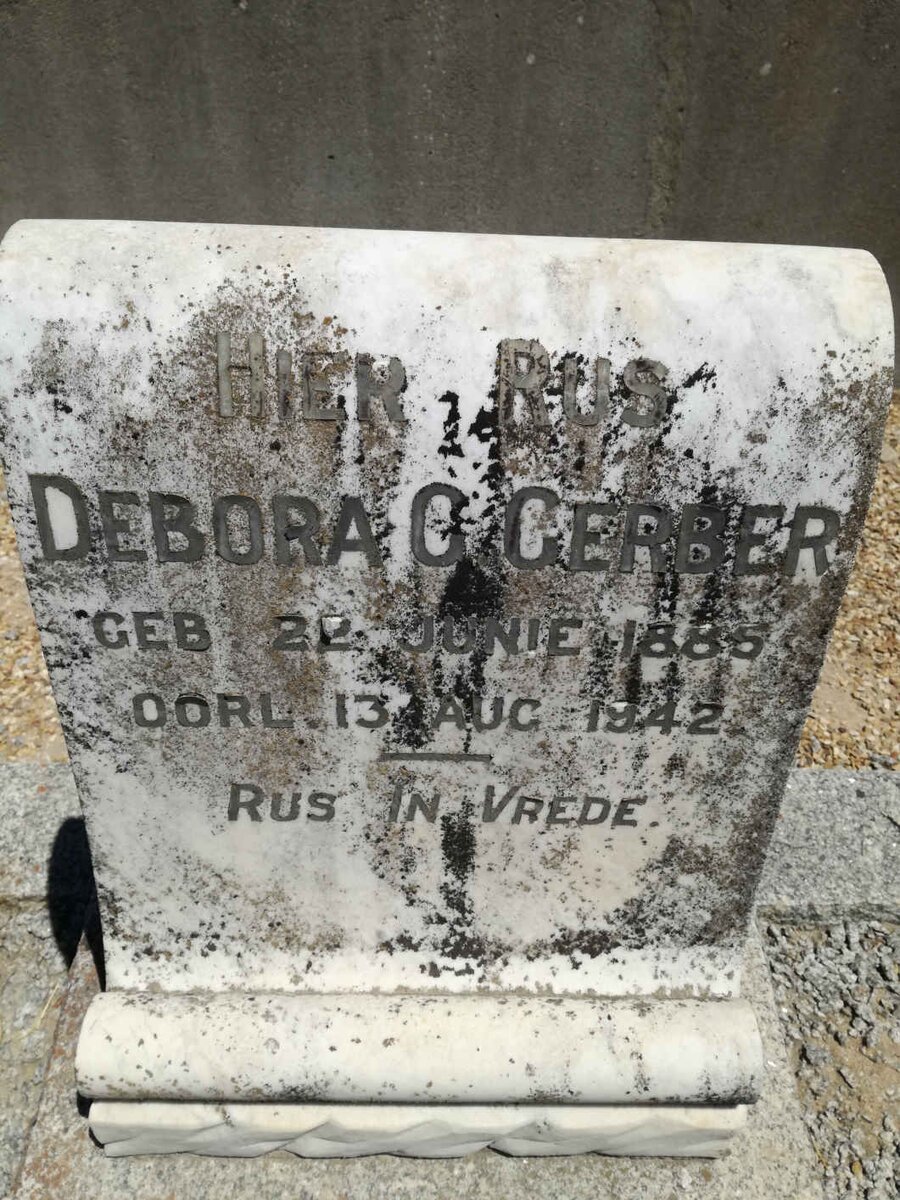 GERBER Debora G. 1885-1942