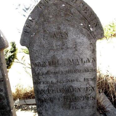 MALAN Daniel 183?-189?