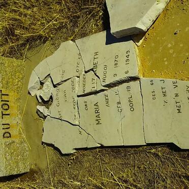 TOIT Maria Elizabeth, du nee HUGO 1870-1949