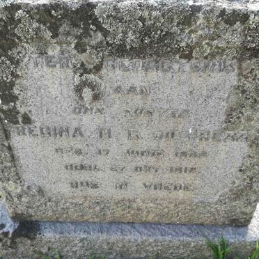 PREEZ Regina M.C., du 1889-1918