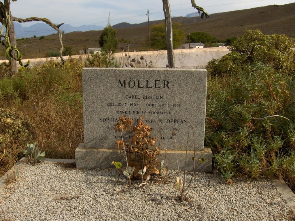 MöLLER Carel Kirstein 1907-1993 &amp; Sophia ? KLOPPERS ??-1980