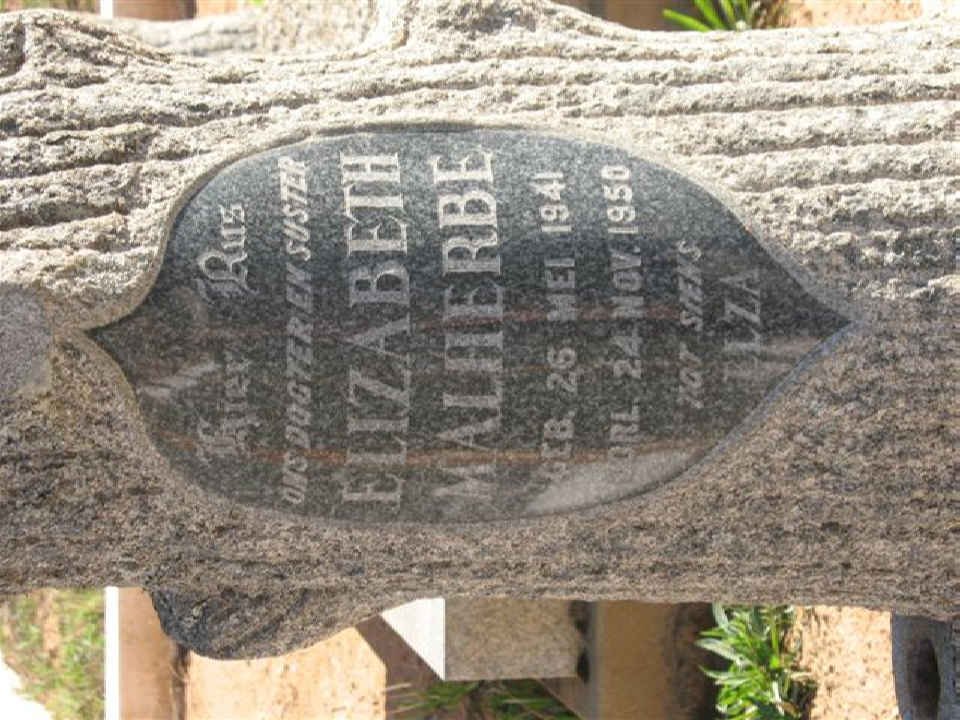 MALHERBE Elizabeth 1941-1950