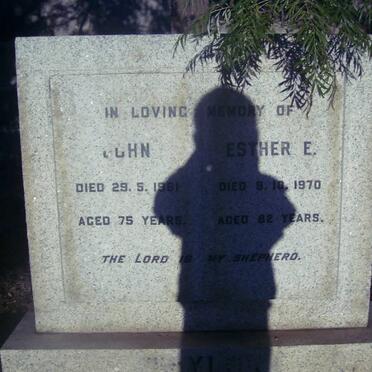 TAYLOR John -1961 &amp; Esther E. -1970