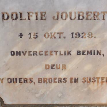 JOUBERT Dolfie -1928