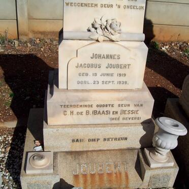 JOUBERT Johannes Jacobus 1919-1939