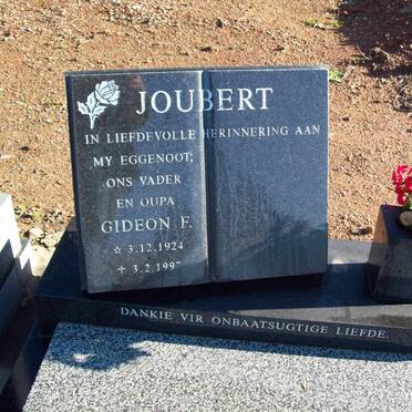 JOUBERT Gideon F. 1924-1997