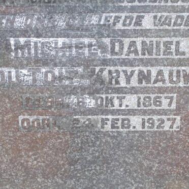 KRYNAUW Michiel Daniel du Toit 1867-1927