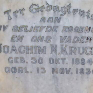 KRUGER Joachim N. 1884-1936