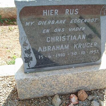 KRÜGER Christiaan Abraham 1910-1957