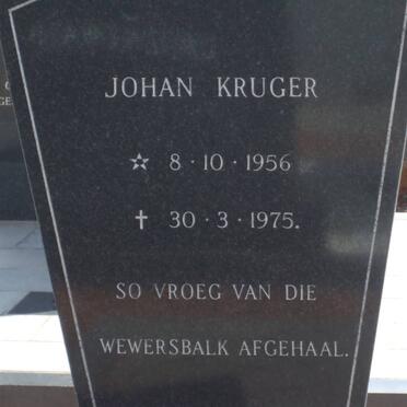 KRUGER Johan 1956-1975