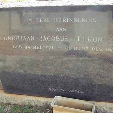 KRONE Christiaan Jacobus Theron 1921-1956