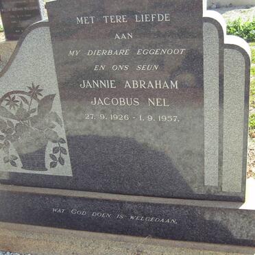 NEL Jannie Abraham Jacobus 1926-1957