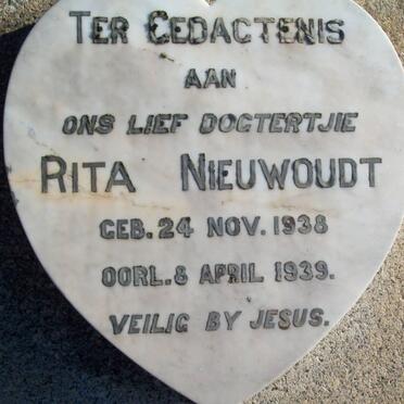 NIEUWOUDT Rita 1938-1939