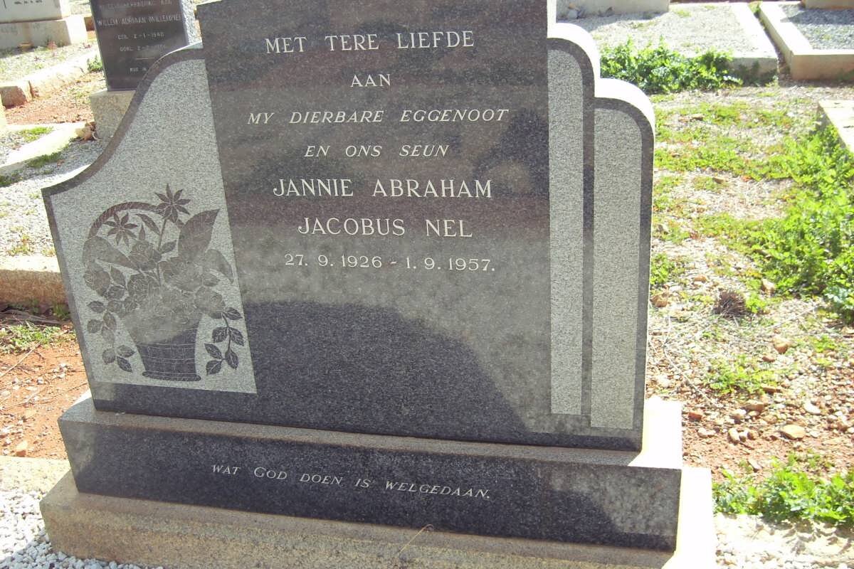 NEL Jannie Abraham Jacobus 1926-1957