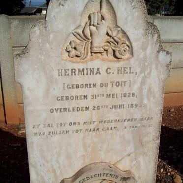 NEL Hermina C. nee DU TOIT 1828-1893