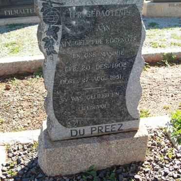 PREEZ, du 1902-1951